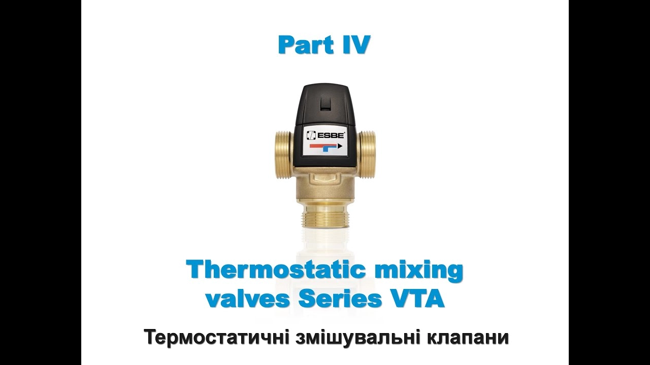 Prezentare ventil de amestec ESBE VTA