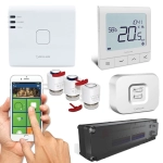 Pachet automatizare incalzire in pardoseala wireless si WI-FI, 6 circuite - 2 zone